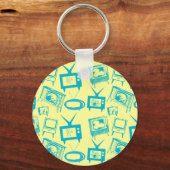 Retro-TV Schlüsselanhänger (Vorderseite)