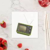 Retro-TV Serviette (Beispiel)