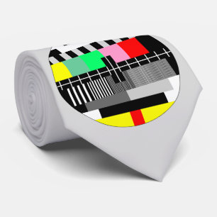 Retro-Tv-Testbildschirm Krawatte