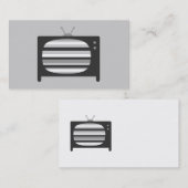 Retro-TV-Visitenkarten Visitenkarte (Vorne/Hinten)