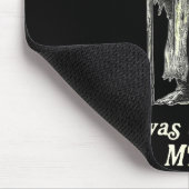 Retro T'was The tism M'lord Funny Witch Frog Graph Mousepad (Ecke)