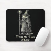 Retro T'was The tism M'lord Funny Witch Frog Graph Mousepad (Mit Mouse)