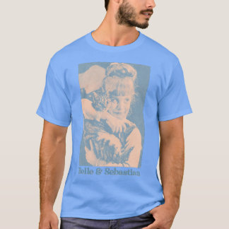 Retro Twee Belle Sebastian Fan Tribute Design T-Shirt