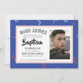 Retro Tween/Teen Baptisse Einladung (Vorderseite)