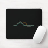 Retro Twin Peaks  Mousepad (Mit Mouse)