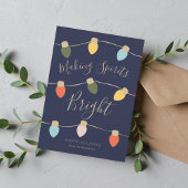 Retro Twinkles Holiday Card Feiertagskarte