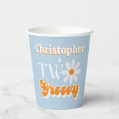 Retro Two Groovy Boys 2. Pappbecher (Rückseite)