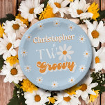 Retro Two Groovy Boys 2. Pappteller<br><div class="desc">Feiern Sie stilvoll mit diesen trendigen Tellern aus dem 2. Das Design ist leicht mit Ihrer eigenen Formulierung zu personalisieren und Ihre Familie und Freunde werden begeistert sein,  wenn sie diese fabelhaften Party-Teller sehen. Matching-Elemente finden Sie in der Auflistung.</div>