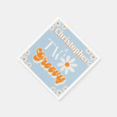 Retro Two Groovy Boys 2. Serviette (Ecke)