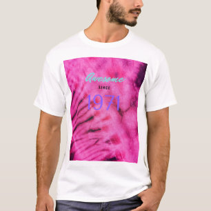 Retro Tye Dye "Phantastisch seit 1971" T-Shirt