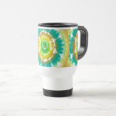 Retro-Tye-Tasse Reisebecher (VorderseiteRechts)
