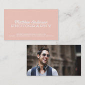 RETRO-TYP | FOTOGRAFISCHE GESCHÄFTSKARTE VISITENKARTE (Vorne/Hinten)