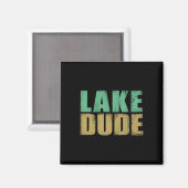Retro Typ Schifffahrtsgesellschaft Luganersee Magnet (Vorderseite/Rückseite)