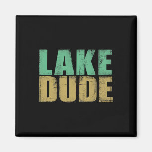 Retro Typ Schifffahrtsgesellschaft Luganersee Magnet