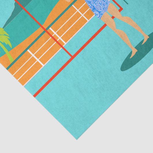 Retro-Typ-Testpapier Seidenpapier (Ausschnitt)