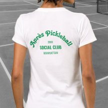 Retro Type Après Pickle Ball Social Club White