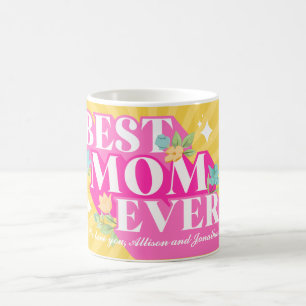 Retro-Typografie Beste Mama Aller Zeiten Muttertag Kaffeetasse