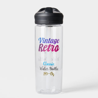 Retro-Typografie-Design -20 Oz Trinkflasche