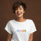 Retro Typografie farbig moderne niedliche T - Shir T-Shirt