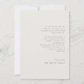 Retro Typografie Foto Abschluss Ankündigung (Rückseite)