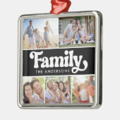 Retro Typografie FotoCollage Ornament Aus Metall (Links)