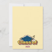 Retro Typografie Gelber Abschluss Farbiges Party Einladung (Vorderseite)