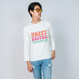 Retro Typografie Hoppy Oaster T-Shirt