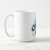 Retro-Typografie-Kaffeetasse "Chill Out" Kaffeetasse (Links)