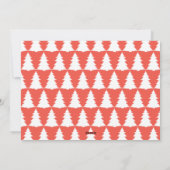 Retro Typografie modern 1 Foto Weihnachten (Rückseite)