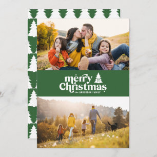 Retro Typografie modern 2 Foto Weihnachten