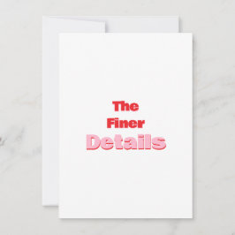 Retro-Typografie Save-the-Date-Detailskarte Save The Date