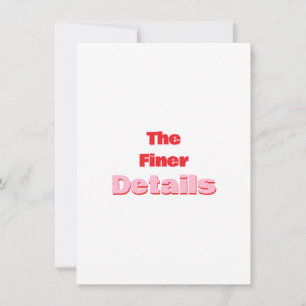 Retro-Typografie Save-the-Date-Detailskarte Save The Date