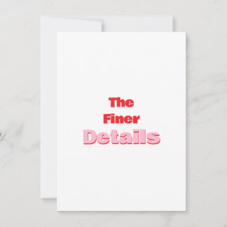 Retro-Typografie Save-the-Date-Detailskarte Save The Date