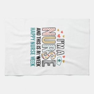 Retro-Typografie-Shirt zum Wertschätzung der Krank Geschirrtuch