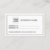 Retro Typografie Teilen Sie die Liebe Empfehlungskarte (Rückseite)