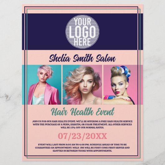 Retro Typografy Cool Business Event Flyer (Vorne)