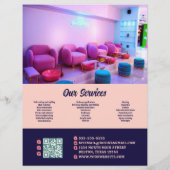 Retro Typografy Cool Business Event Flyer (Hinten)