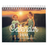Retro Typografy family Foto 2023 Kalender (Titelbild)