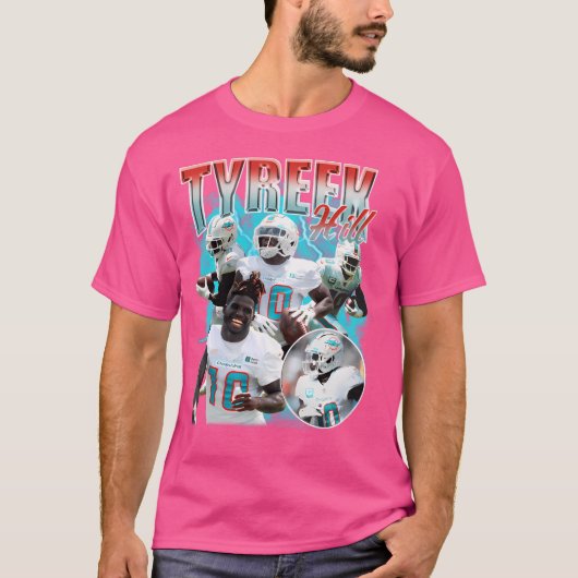 Retro Tyreek Hill Miami T-Shirt (Vorderseite)