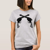 Retro-Überquerte Kolben T-Shirt (Vorderseite)
