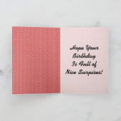 Retro Überraschungs-Geburtstag Karte (Innenseite)