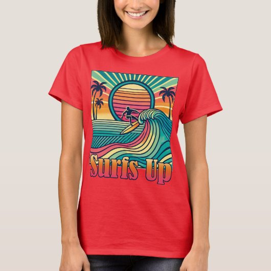 Retro überzieht T - Shirt (Vorderseite)