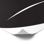 Retro UFO Abduction Graphic Alien SciFi Poster (Ecke)