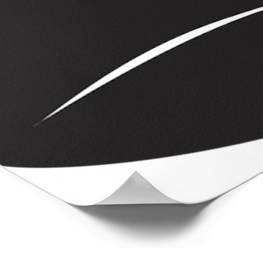 Retro UFO Abduction Graphic Alien SciFi Poster (Ecke)