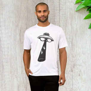 Retro UFO Abduction Graphic Alien SciFi T-Shirt