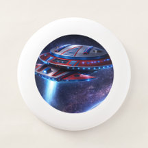 Retro-UFO-Galaxie-Frisbee 