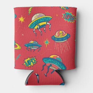Retro UFO Space Invaders Dosenkühler