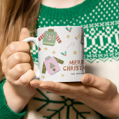 Retro Ugly Sweater Christmas Kaffeetasse