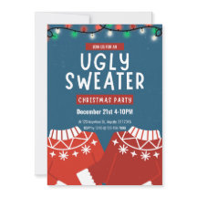 Retro Ugly Sweater Christmas Party