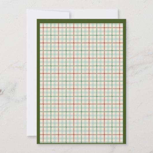 Retro Ugly Sweater Christmas Party Einladung (Rückseite)